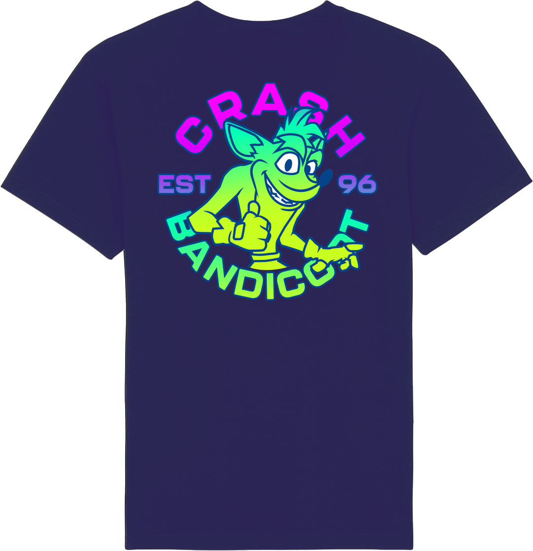 CXrash 25th Anniversary Purple Ombre Shirt