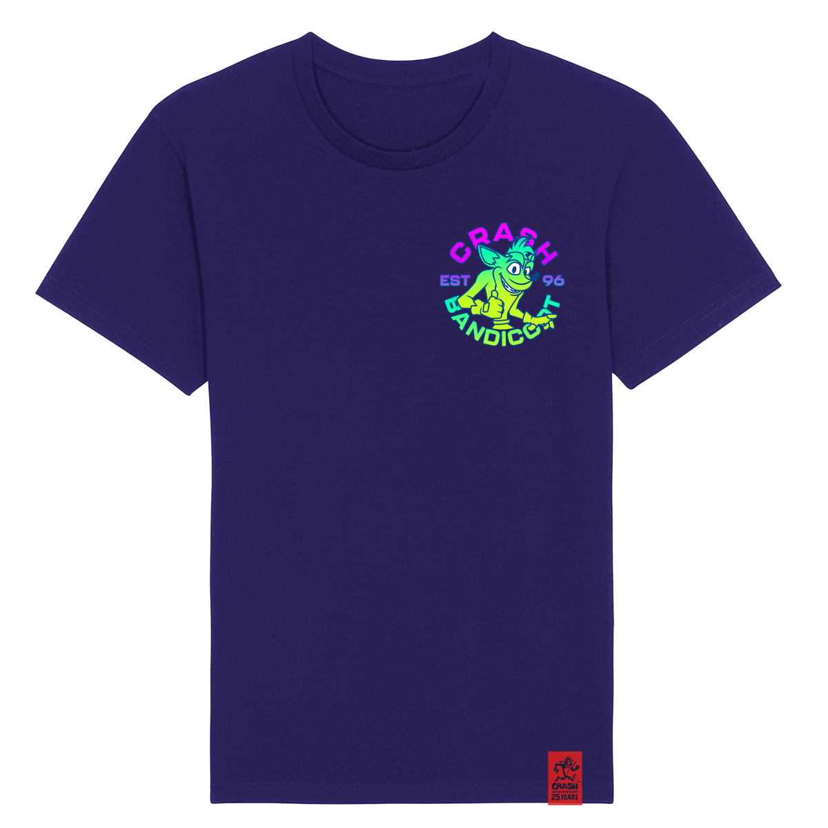 CXrash 25th Anniversary Purple Ombre Shirt