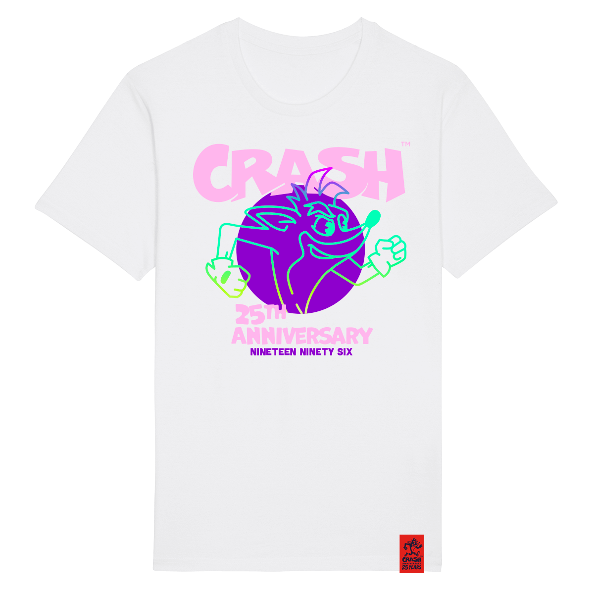Crash 25th Anniversary Shirt