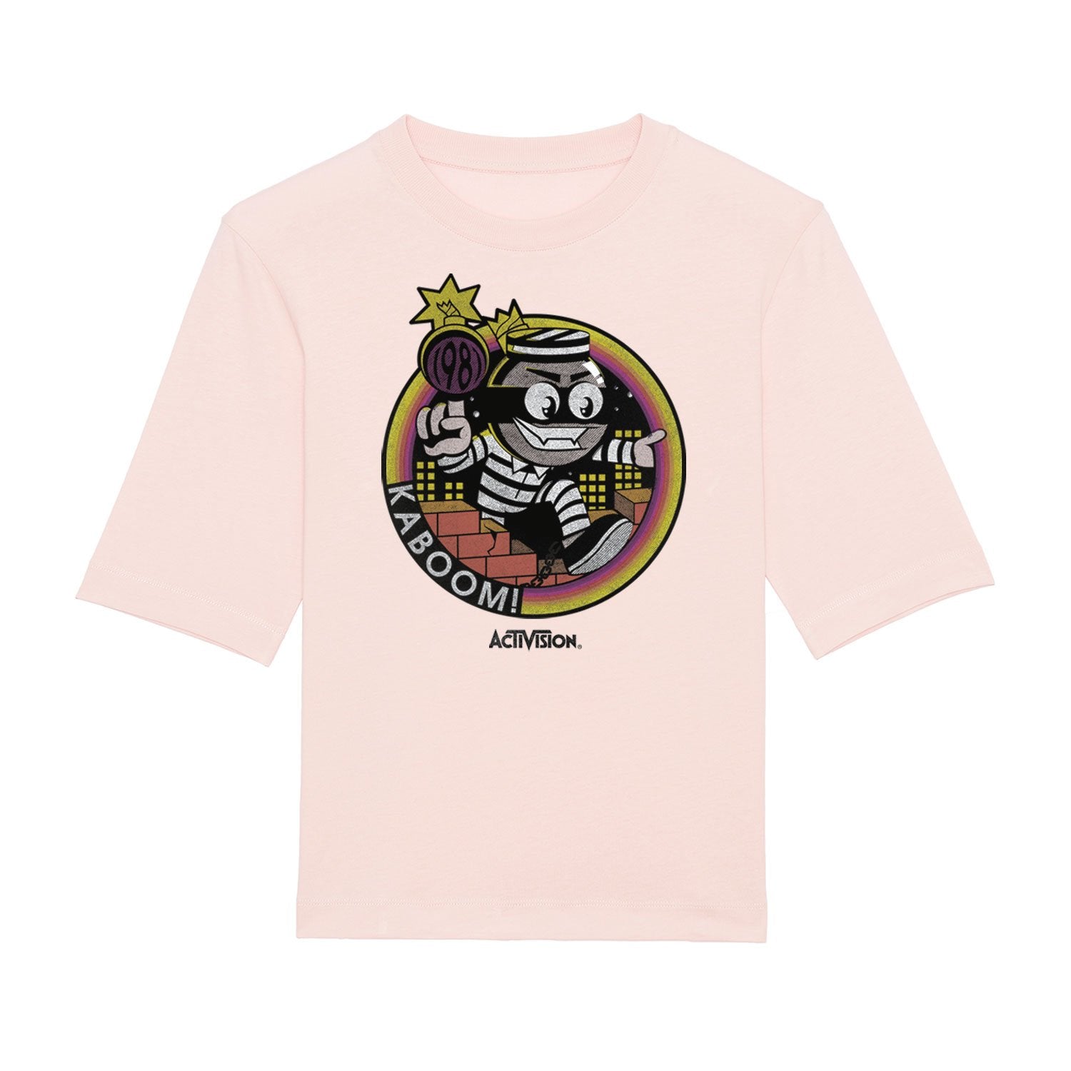 Kaboom Mad Bomber Boyfriend T shirt Candy Pink US We Love This